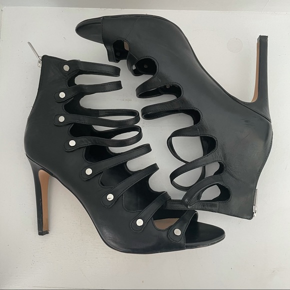 Vince Camuto Leather Strappy Heels - Picture 3 of 8